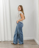 Florida Wide Jean - Dark Washed