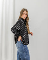 Molly Bracken - Dot Satin Blouse - CoCapsules