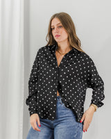Molly Bracken - Dot Satin Blouse - CoCapsules