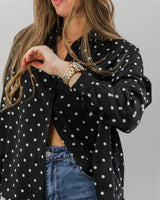 Molly Bracken - Dot Satin Blouse - CoCapsules