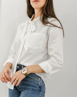 Tie Collar Shirt