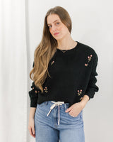Saltwater Luxe - Tiny Rosette Sweater - CoCapsules