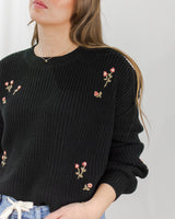Saltwater Luxe - Tiny Rosette Sweater - CoCapsules