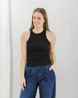 Mavi - Essential Crew Tank - Black - CoCapsules