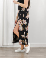 Saltwater Luxe - Floral Midi Skirt - CoCapsules