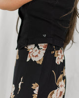 Saltwater Luxe - Floral Midi Skirt - CoCapsules