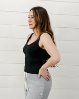 Glyder - Sculpt Skimmer Tank - Black - CoCapsules