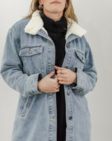 Saltwater Luxe - Sherpa Denim Duster - CoCapsules