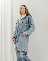 Saltwater Luxe - Sherpa Denim Duster - CoCapsules