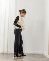 Hidden Jeans - Cuffed Dad Jeans - Charcoal - CoCapsules