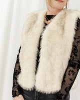 Molly Bracken - Faux Fur Vest - CoCapsules