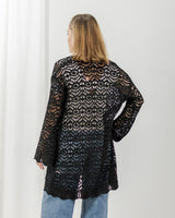 Saltwater Luxe - Black Knit Kimono - CoCapsules
