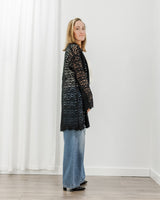 Saltwater Luxe - Black Knit Kimono - CoCapsules