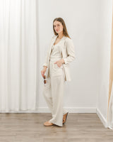 Molly Bracken - Linen Vest - Natural - CoCapsules