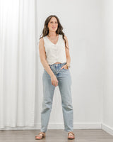 Molly Bracken - Linen Vest - Natural - CoCapsules