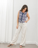 Molly Bracken - Linen Trousers - Natural - CoCapsules