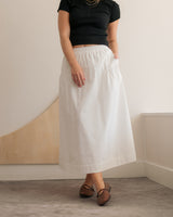 Greylin - Poplin Midi Skirt - CoCapsules