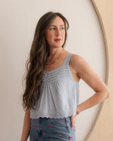 Greylin - Delphine Scalloped Top - CoCapsules