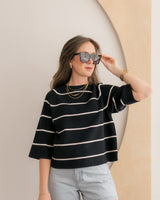 ICHI - Boatneck Knit Pullover - CoCapsules