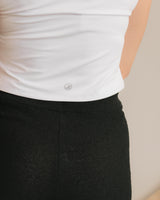 Glyder - Align Cropped Tee - White - CoCapsules