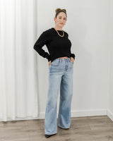 Hidden Jeans - Clean Wide Jeans - CoCapsules