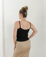 Rhythm - Umi Sweater Tank - Black - CoCapsules