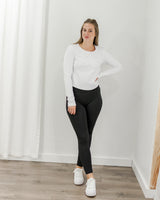 Rhythm - Winona Long Sleeve - White - CoCapsules