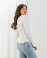 Glyder - Aubrey Long Sleeve - Cream - CoCapsules