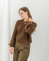 Rhythm - Classic Sweater - Brown - CoCapsules