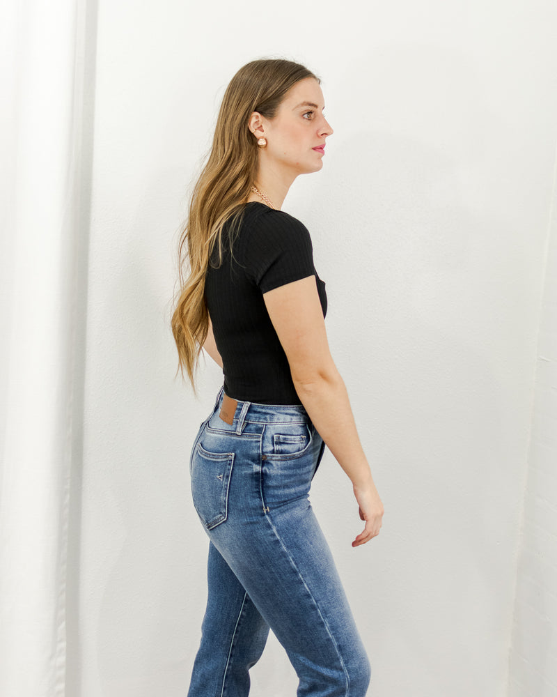  Hidden Jeans - Straight Stretch Jeans - CoCapsules