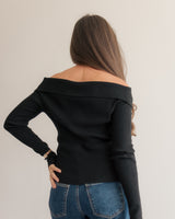 Clara Off-Shoulder Cardigan