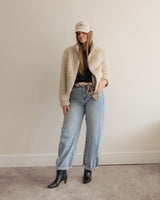 Faux Fur Bomber Jacket