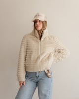 Faux Fur Bomber Jacket