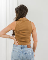 TravisMathew - Friday Ponte Polo - Chestnut - CoCapsules