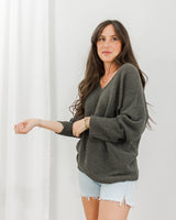 Rhythm - Adele Knit Top - Charcoal - CoCapsules