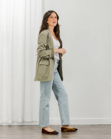 Molly Bracken - Linen Blazer - Khaki - CoCapsules