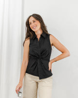 Greylin - Twist Front Shirt - CoCapsules