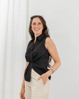 Greylin - Twist Front Shirt - CoCapsules