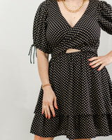 Saltwater Luxe - Polka Dot Twist Dress - CoCapsules