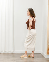 Greylin - Brenda Satin Skirt - CoCapsules