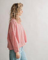 ICHI - Avery Striped Button-up - CoCapsules