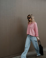 ICHI - Avery Striped Button-up - CoCapsules