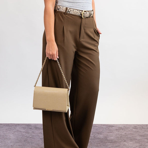 Women's Brooklyn Trouser - Brown | CoCapsules