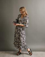  ICHI - Block Printed Dress - CoCapsules