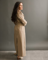  ICHI - Belted Trench Coat - Tan - CoCapsules