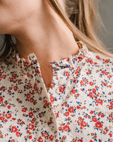  ICHI - Romantic Floral Blouse - CoCapsules