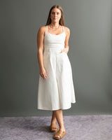 Lace-Up Utility Dress