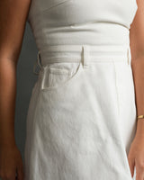 Lace-Up Utility Dress