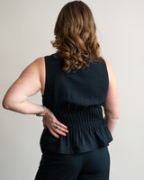 Lacey Pintuck Top