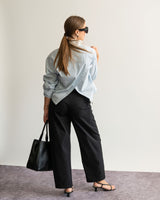 Two‑Tone Button‑Up